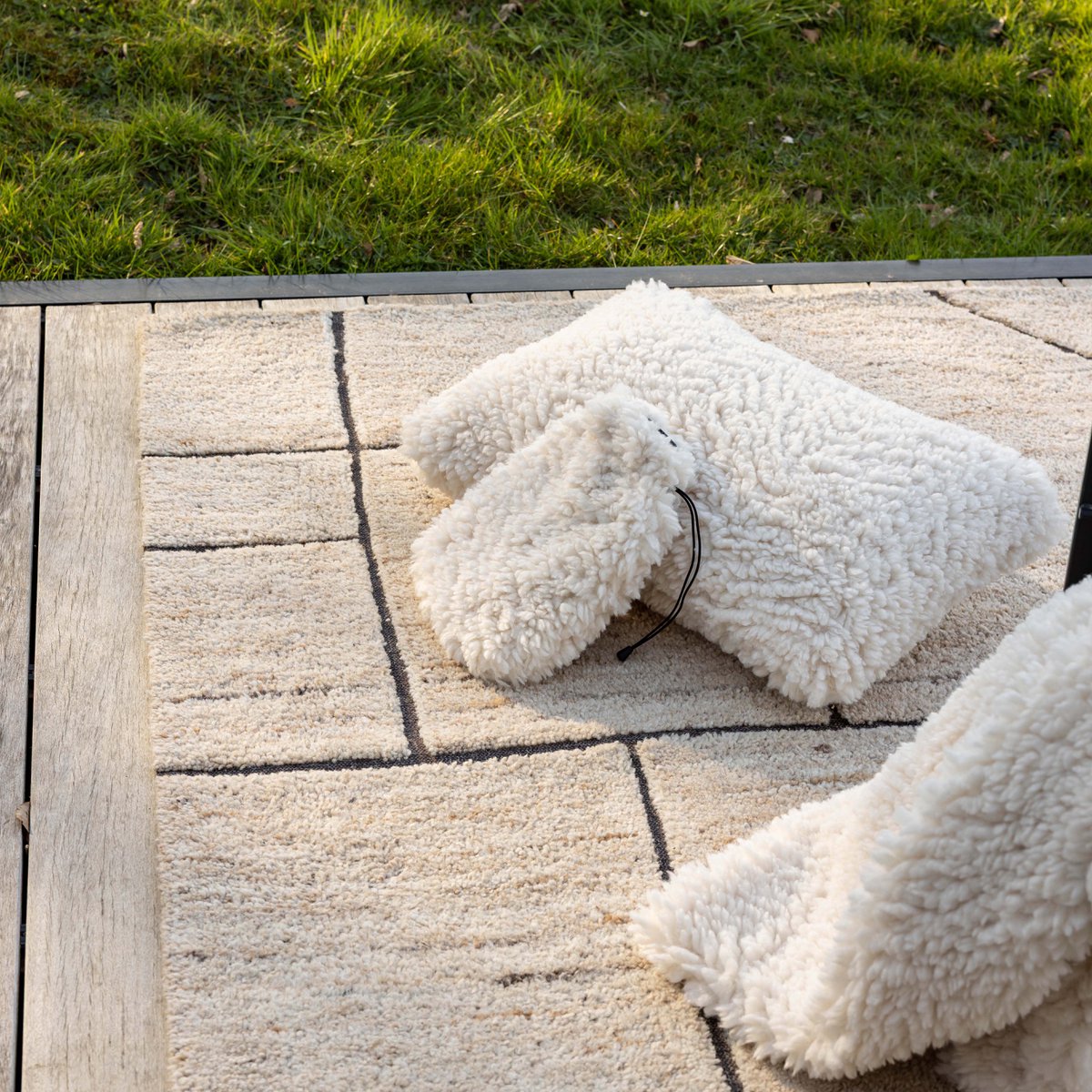 Natural zaho carpet 190 x 290 x 1