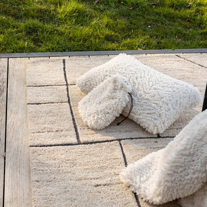 Natural zaho carpet 190 x 290 x 1