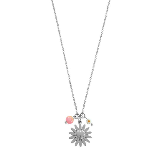 Flowering & Balance Necklace - Silver