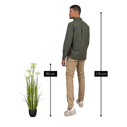 Artificial Plant Ornamental Grass White