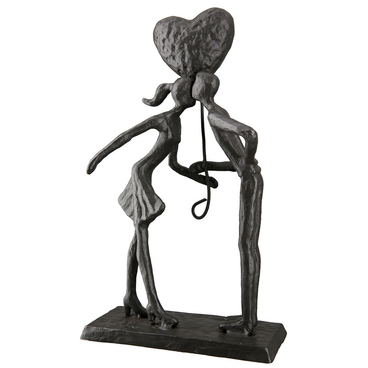 Iron design sculpture "Lovers"