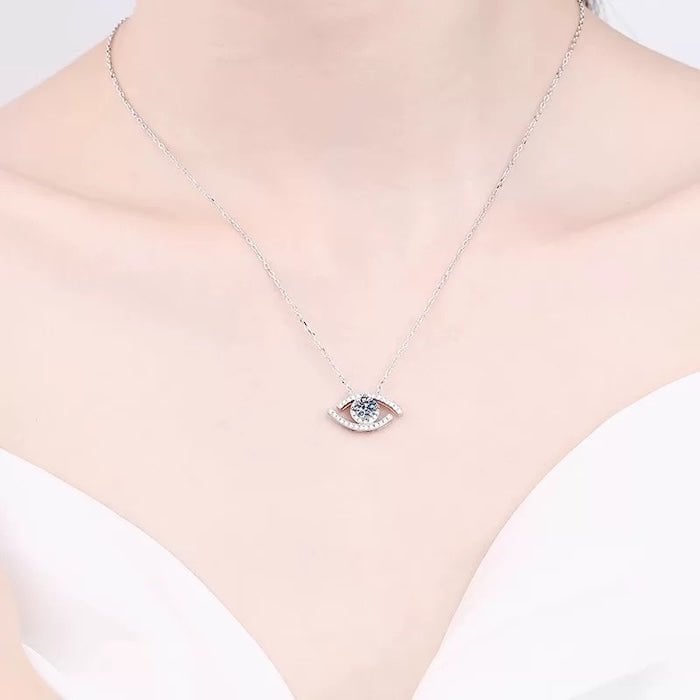 Lucky Eye Moissanite Necklace