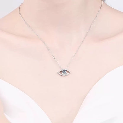 Lucky Eye Moissanite Necklace