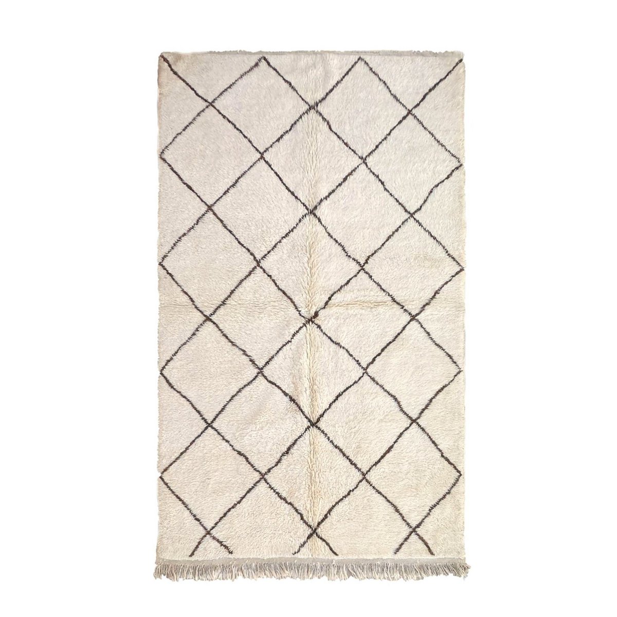 Contemporary Berber handmade wool rug 151 x 253 cm