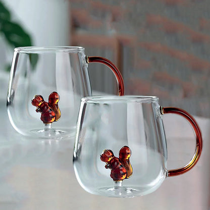 SQUIRREL TEA CUPS - SET OF 2