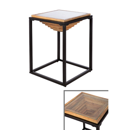 Square side table Moorea, H.56 cm