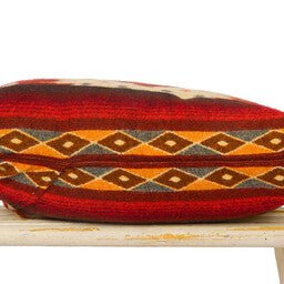 Pillow 40x60cm - Native Quilotoa Red - including duck feather innner cushion