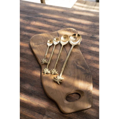 The Palm Tree Tea Spoon - Gold