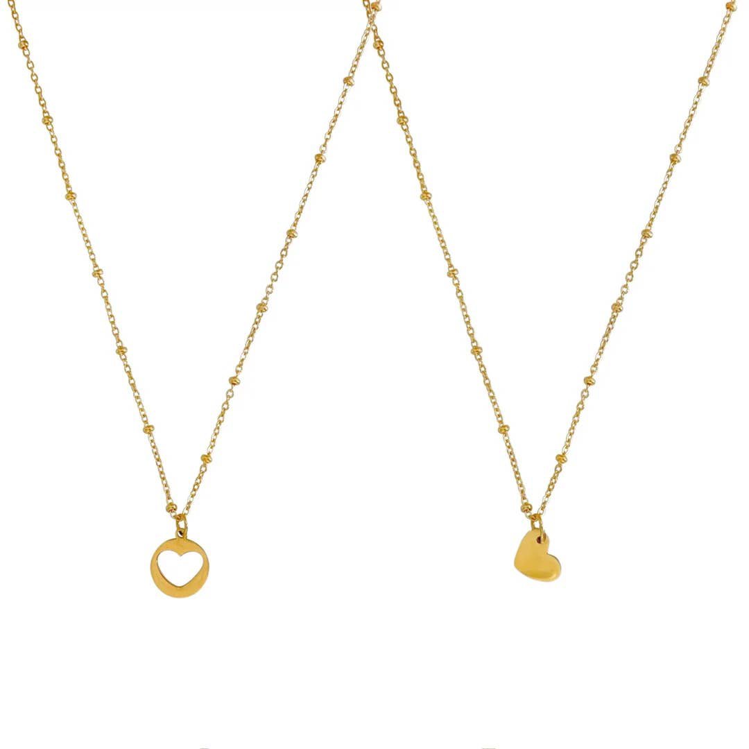 Friendship Necklace + Chain – Gold