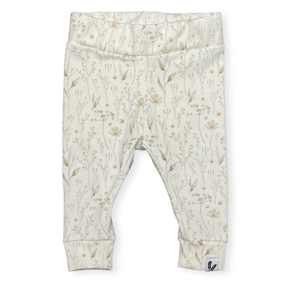 Newborn pants nature floral