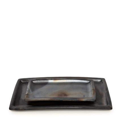 The Burned Sushi Plate - Black - L