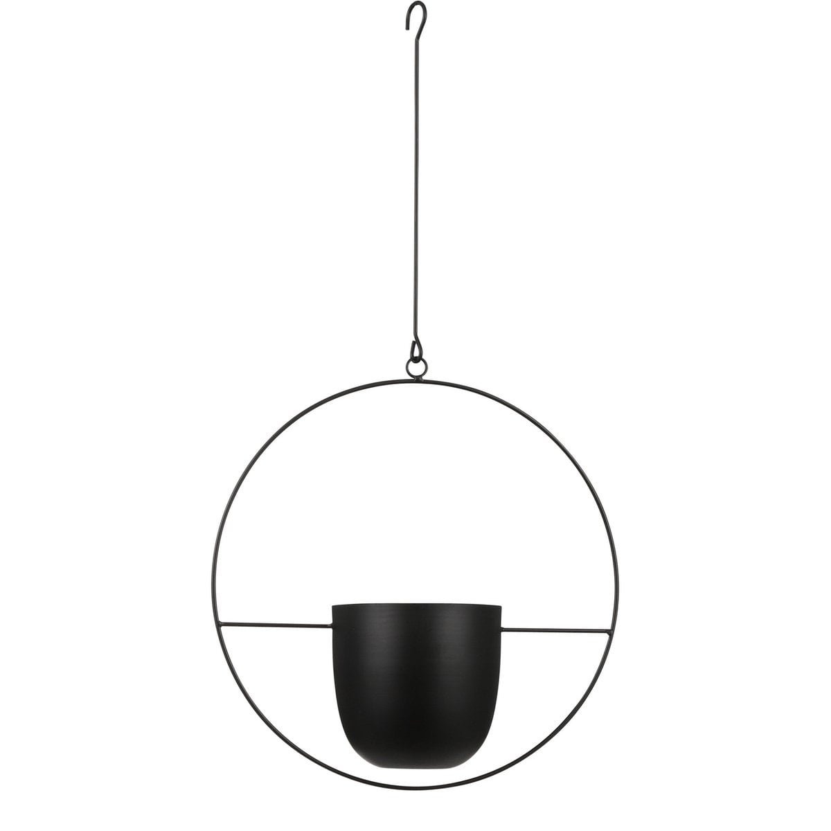 Flowerpot hanging inside Dexter Black