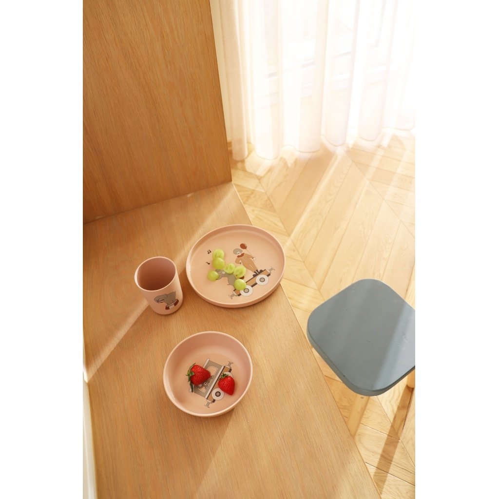 Milas bioplastic (PLA) dinner set 3-pack