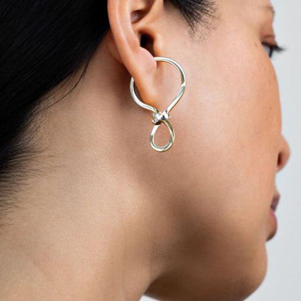 Minimalist Knot Ear Cuff-One Piece