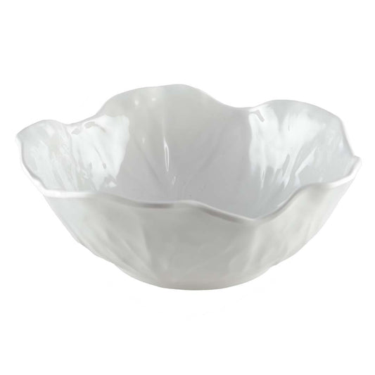 White bowl in melamine 26x26x8cm