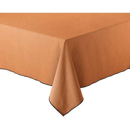 Recycled tablecloth Grace Caramel 170 x 300