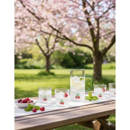 Cherry water glasses 300ml - set of 4