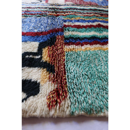 Pure wool Moroccan Berber rug 113 x 189 cm