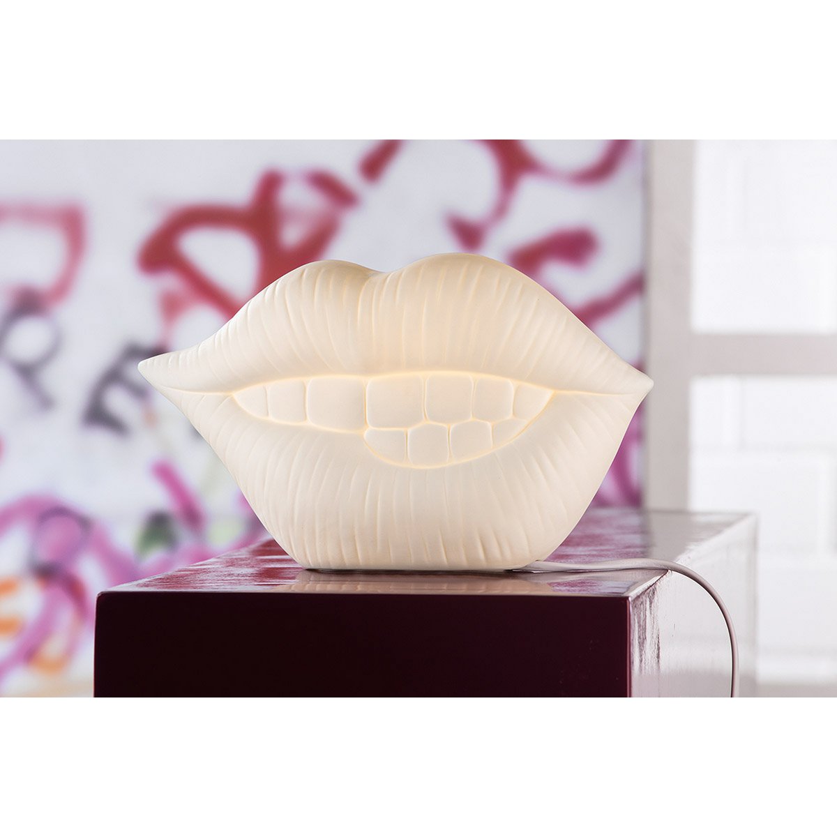 Porcelain lamp mouth