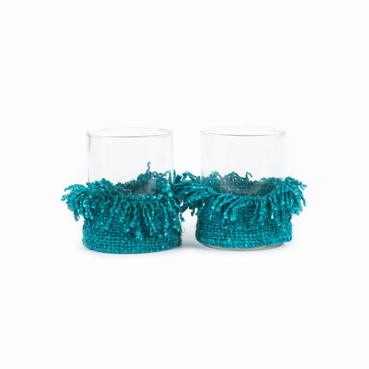 The Oh My Gee Candle Holder - Aqua - L - SET/2