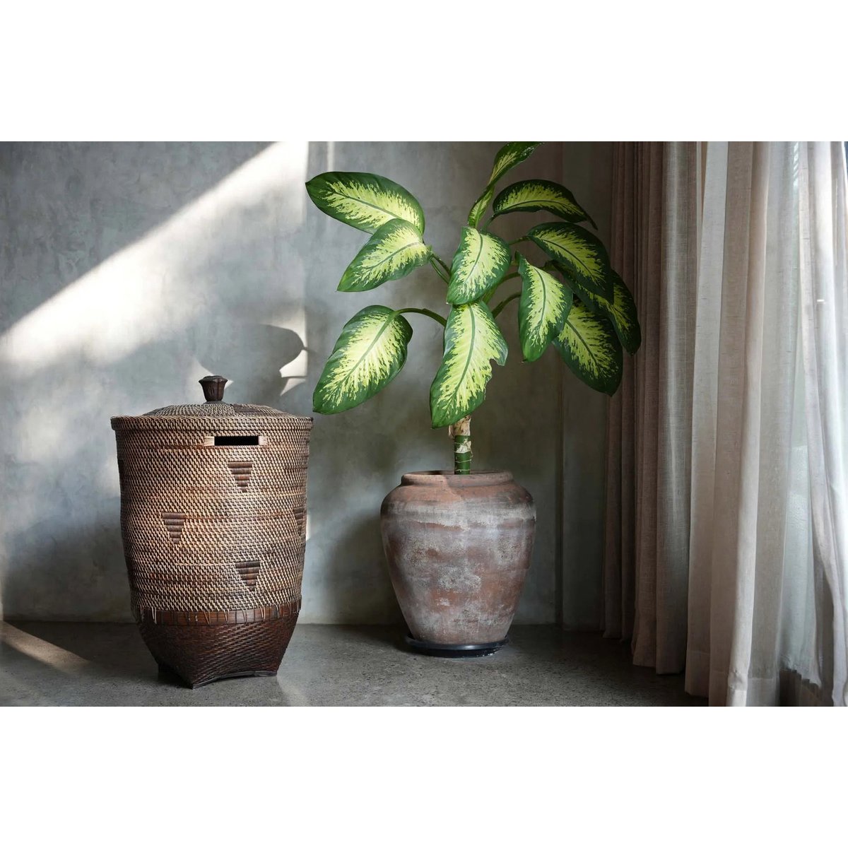 The Colonial Laundry Basket - Natural Brown - XL