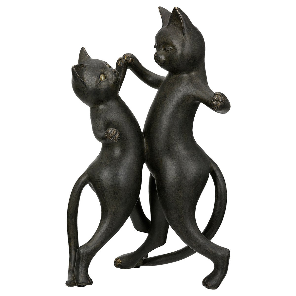 Figurine cat Gatto, black H.30.5 cm