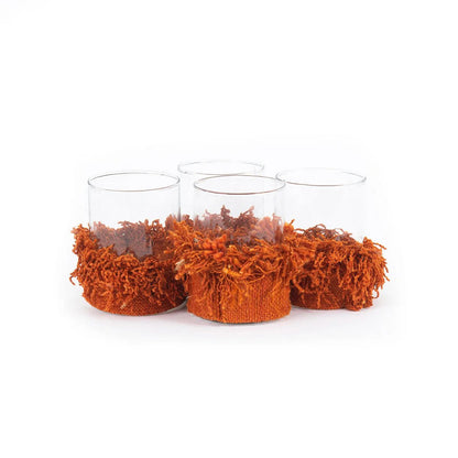 The Oh My Gee Candle Holder - Rust Velvet - M