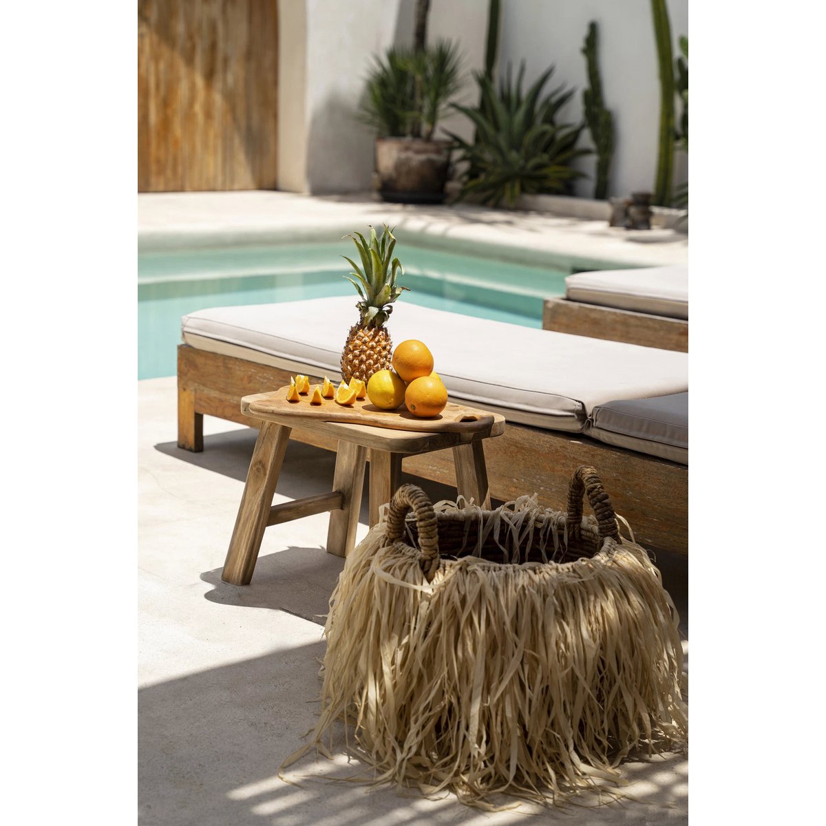 The Raffia Basket - L