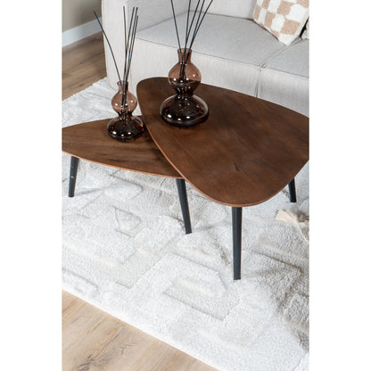 Floored Liana Creme 200 x 290 cm