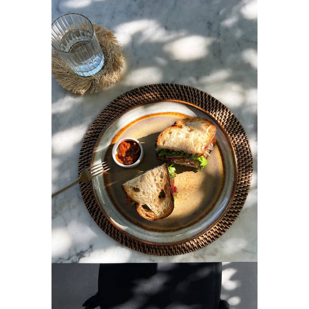 The Colonial Placemat - Natural Brown