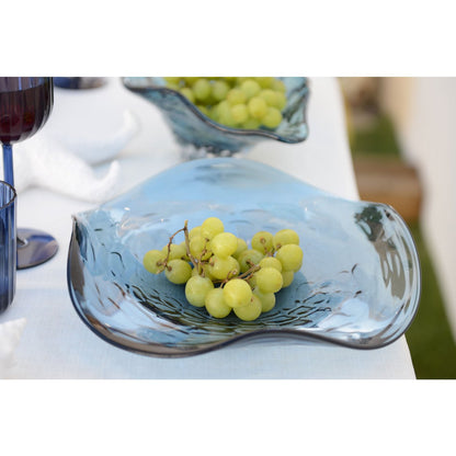 30x30x6.5cm blue glass Decorative Cup