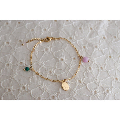 Heart Under The Belt Bracelet - Gold