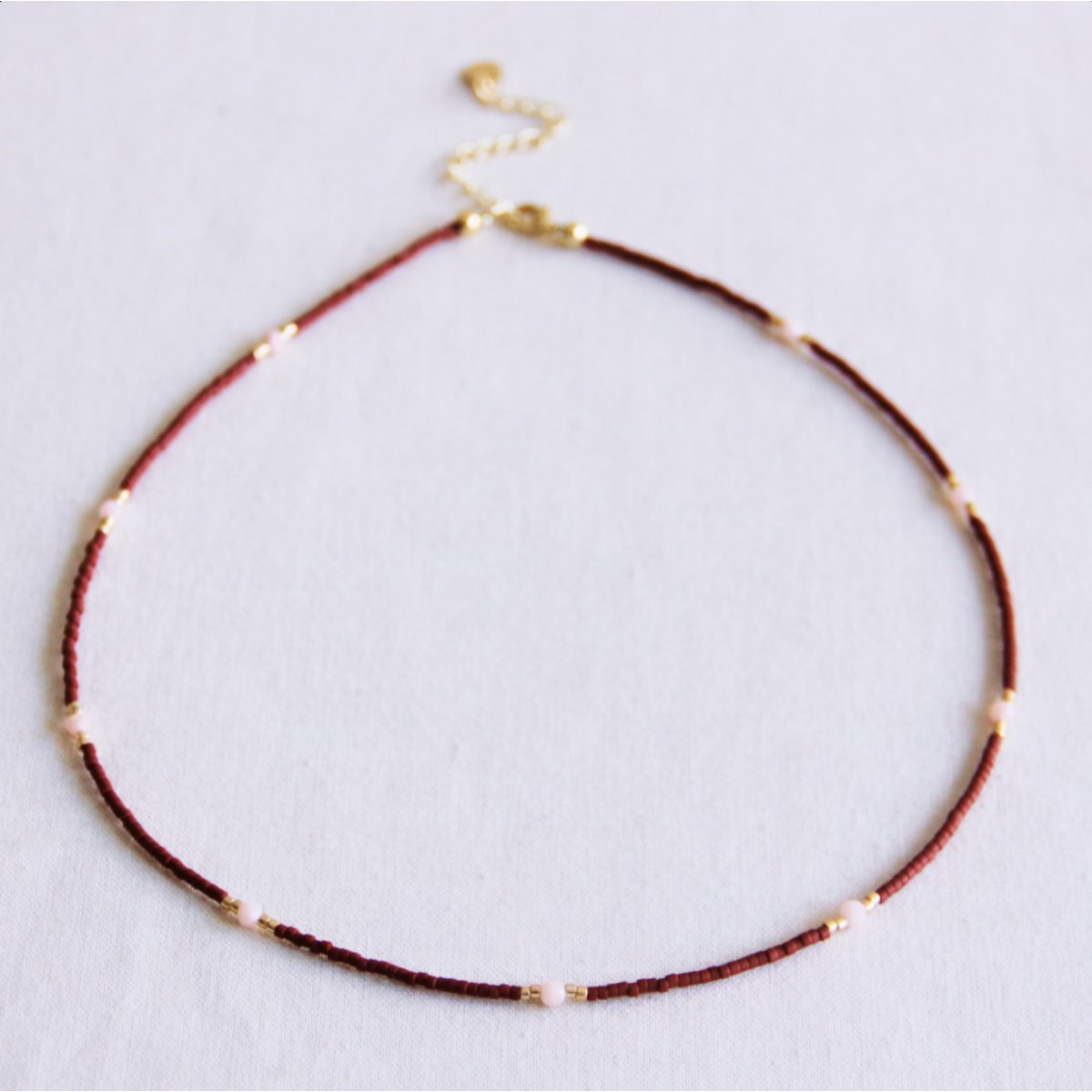 Miyuki necklaces - Chocolate Crush