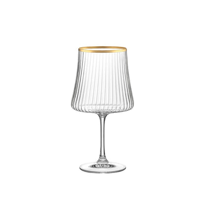 360ml gilded edge wine - Lot of 6