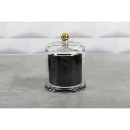 BLACK & GOLD BELL CANDLE TONKA PERFUME