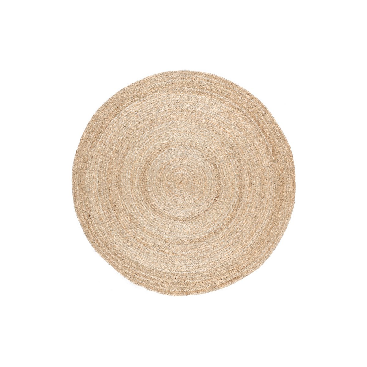 Natural jute round rug NATURA