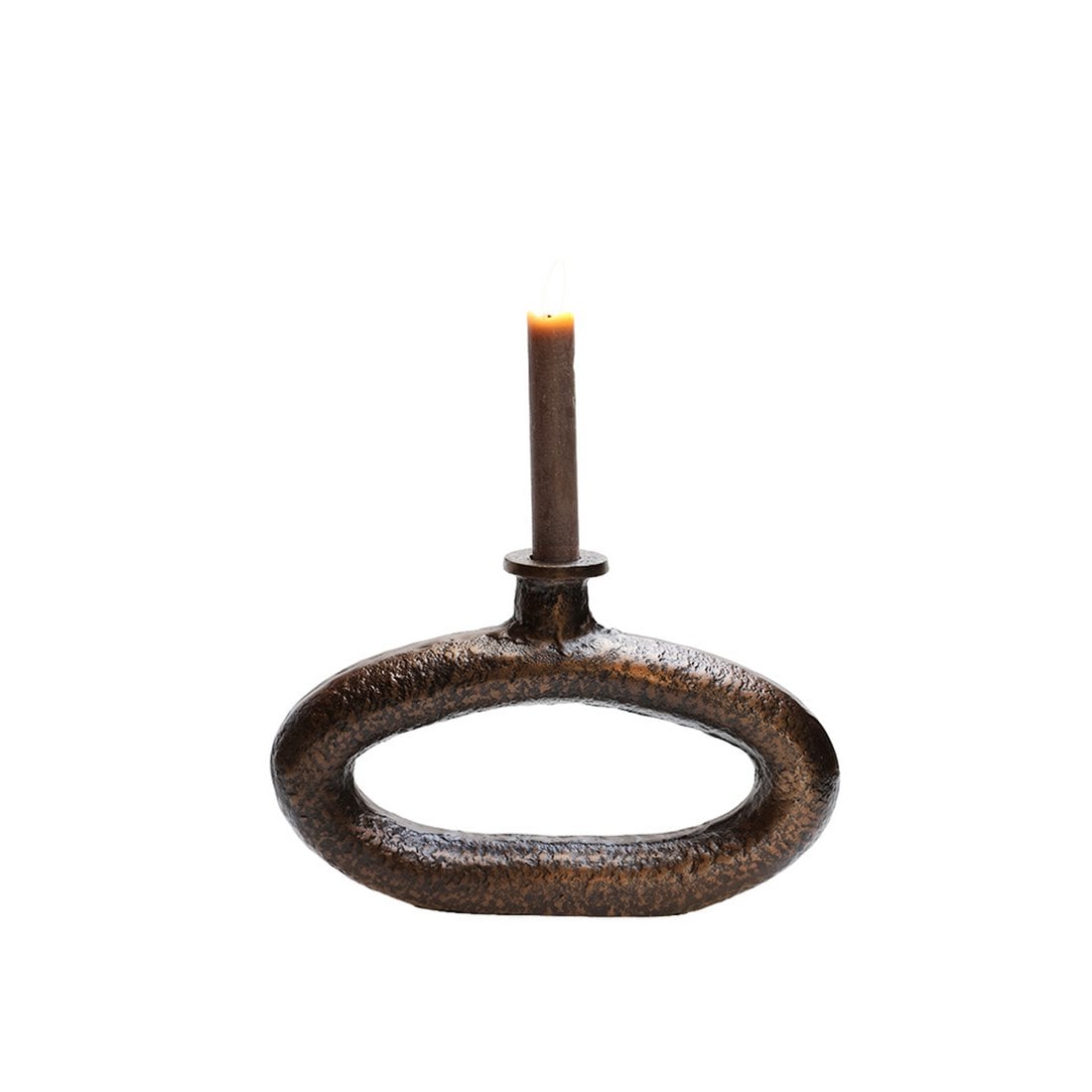 Candle holder - Rocha bronze