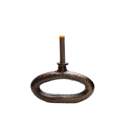 Candle holder - Rocha bronze