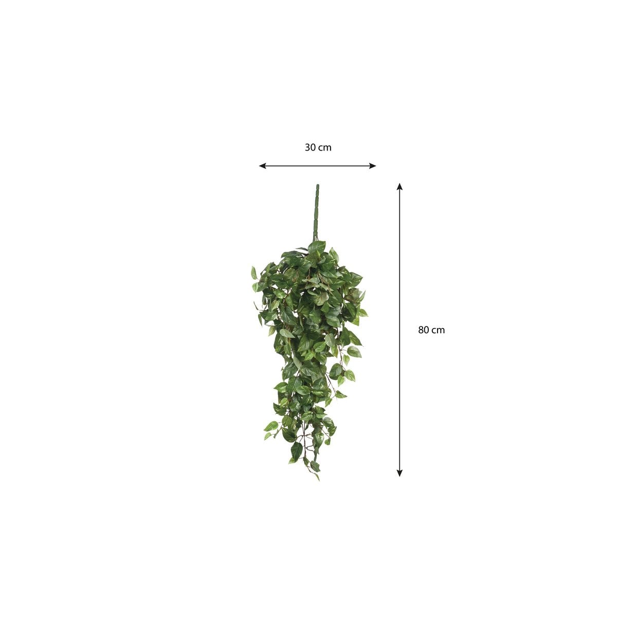 Artificial hanging plant Scindapsus hanging Green