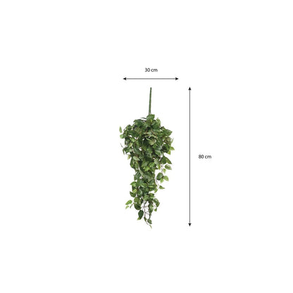 Artificial hanging plant Scindapsus hanging Green