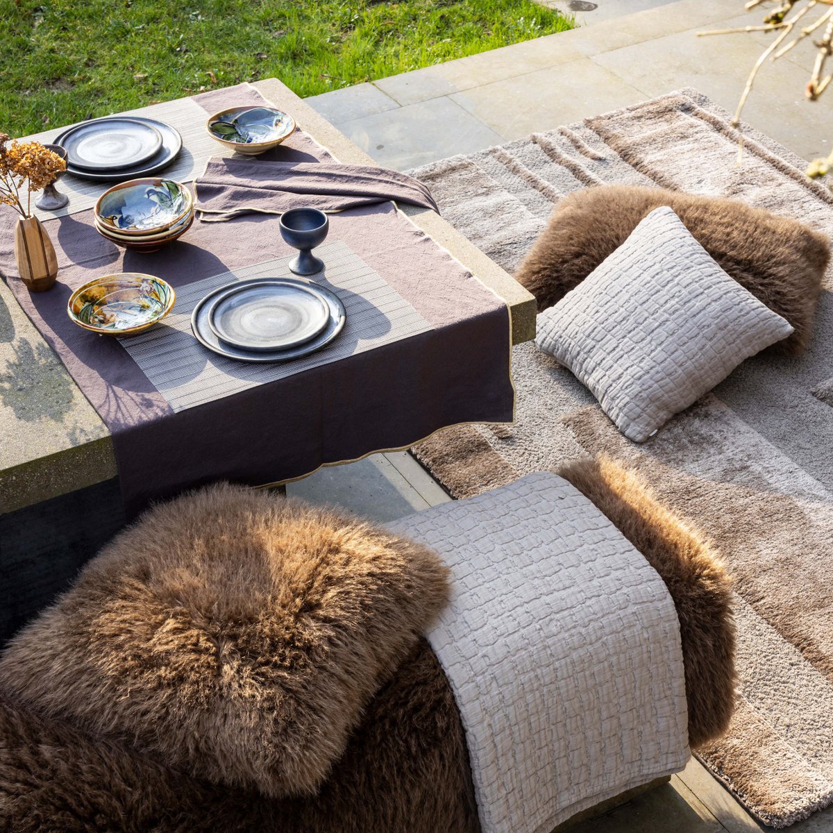 Swami Muscade cushion 45 x 45
