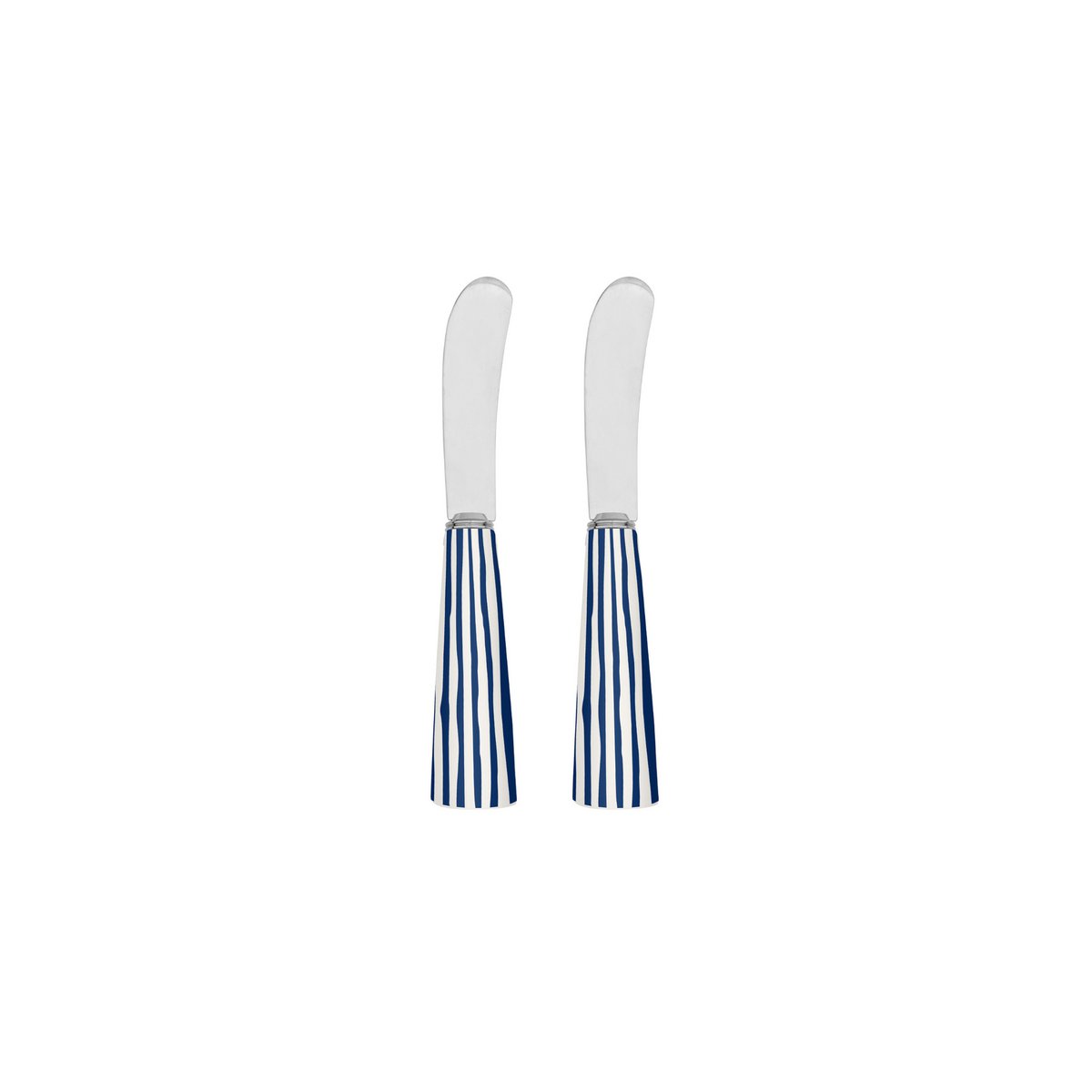 Blue striped spreaders - set of 2