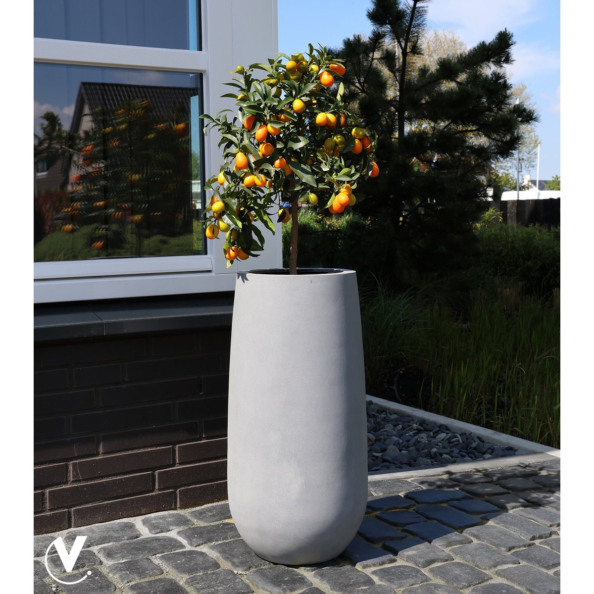 Plantenpot - Idaho grey