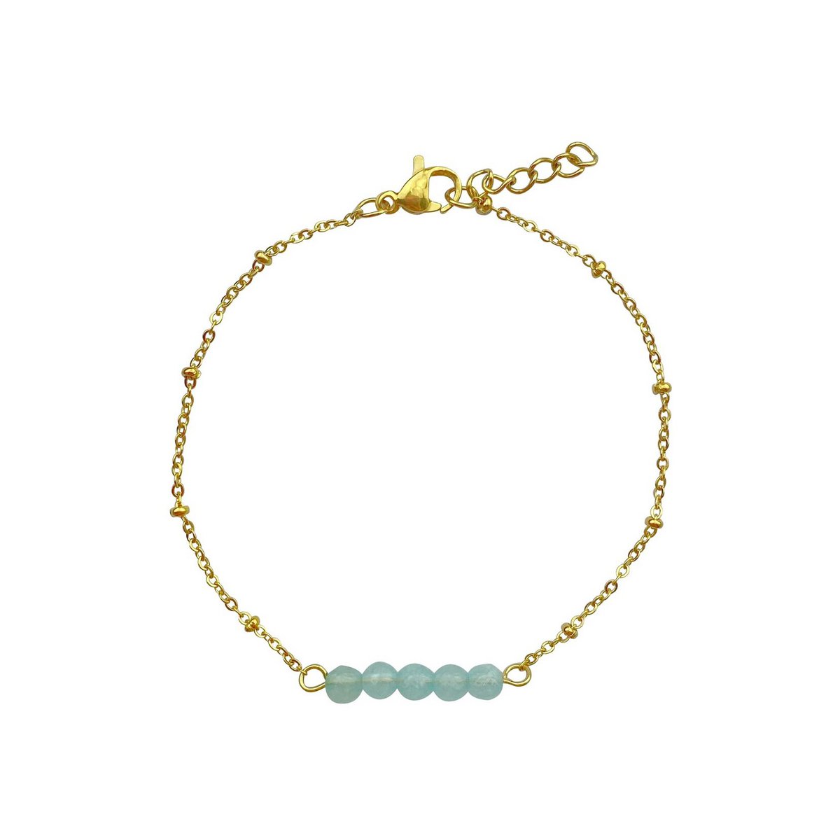 Bracelet Amazonite - Gold