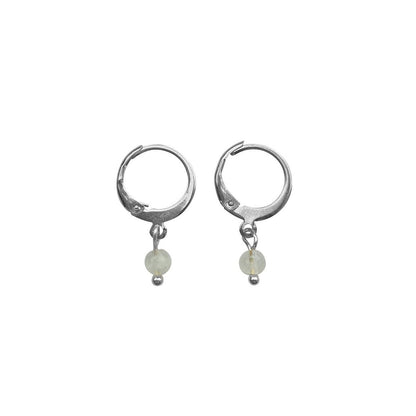 Earrings Moonstone - Silver
