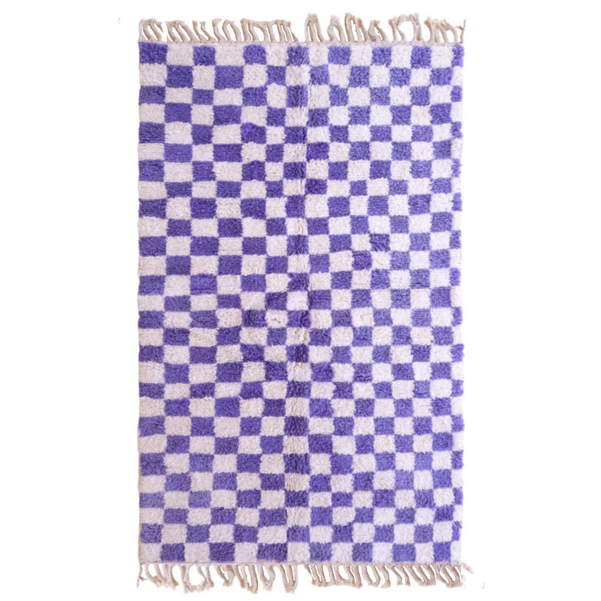 Berber checkered rug Beni Ourain 151 x 246 cm SOLD