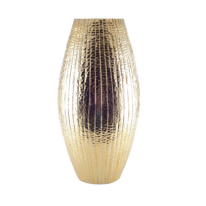 VASE DORE BRILLANT 20X20X38CM
