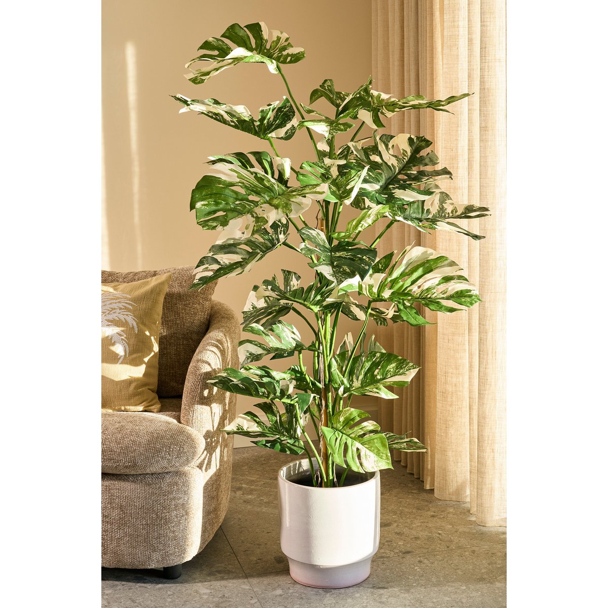 Artificial plant Monstera green