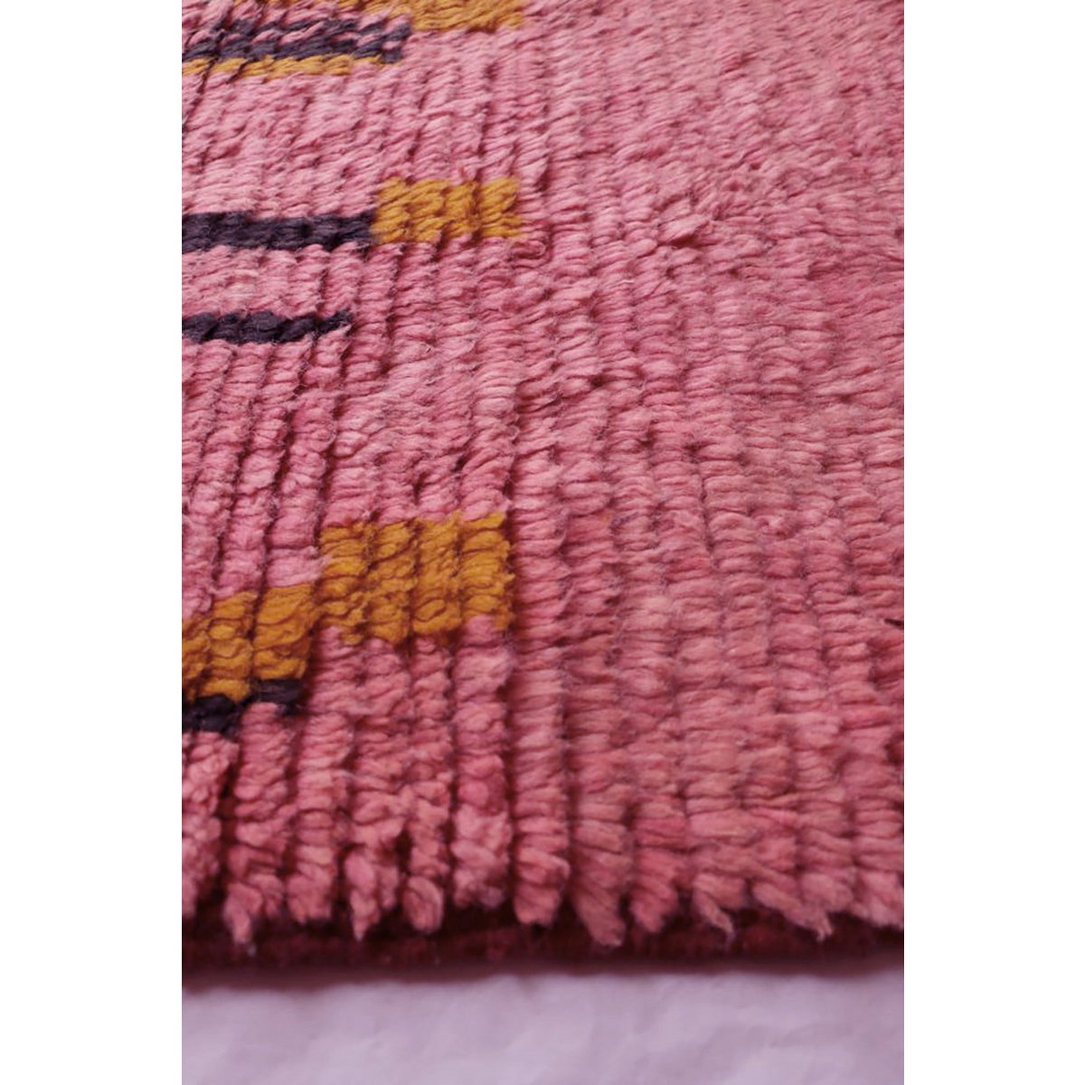 Pure wool Moroccan Berber hallway rug 69 x 338 cm