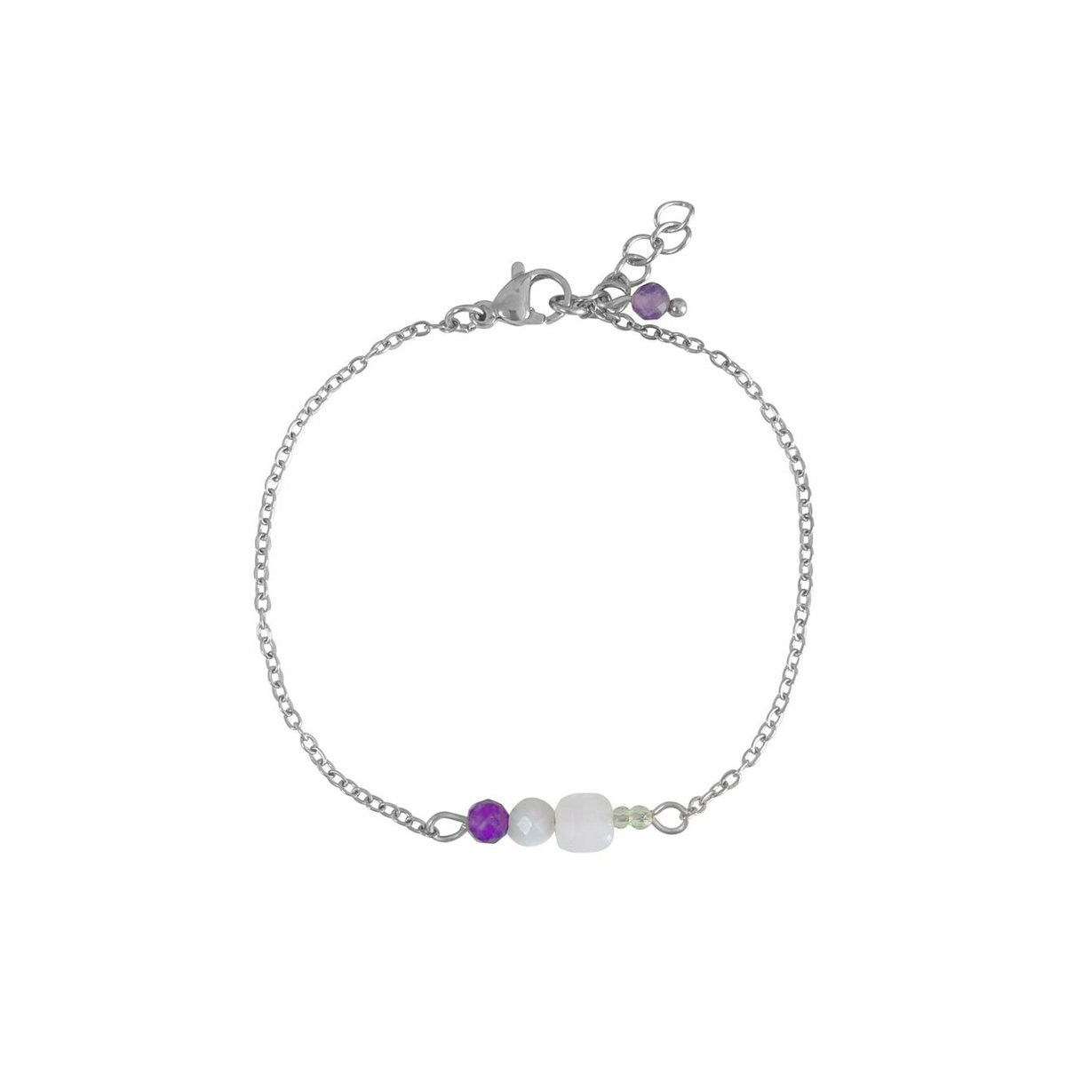 Harmony Gemstone Bracelet - Silver